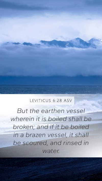 Leviticus 6:28 ASV Bible Verse Image