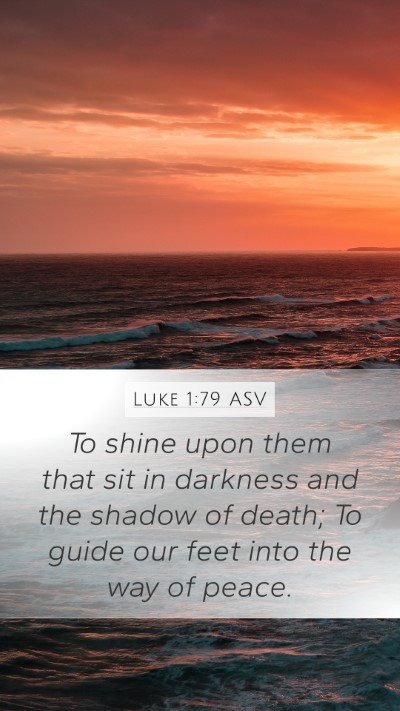Luke 1:79 ASV Bible Verse Image