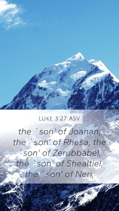 Luke 3:27 ASV Bible Verse Image