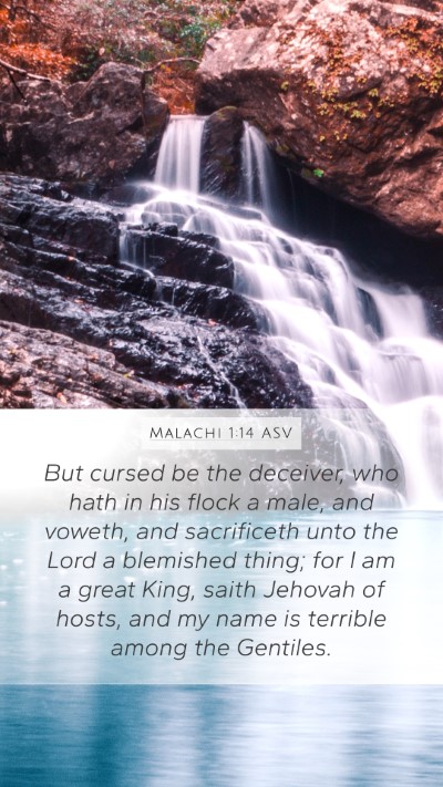 Malachi 1:14 ASV Bible Verse Image