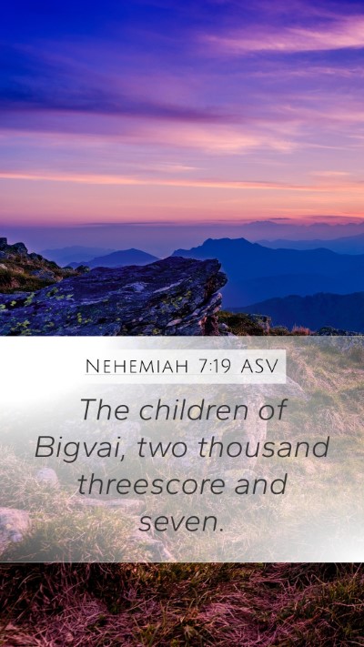 Nehemiah 7:19 ASV Bible Verse Image