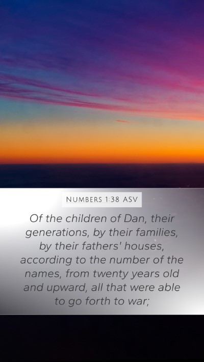 Numbers 1:38 ASV Bible Verse Image