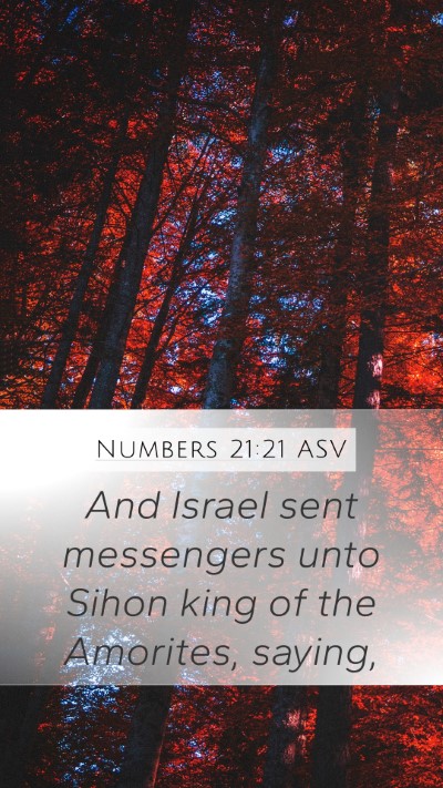 Numbers 21:21 ASV Bible Verse Image