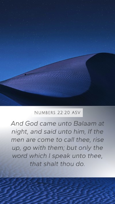 Numbers 22:20 ASV Bible Verse Image