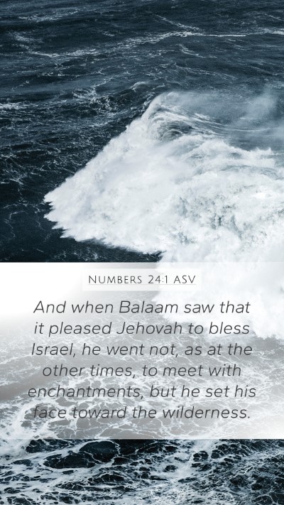 Numbers 24:1 ASV Bible Verse Image