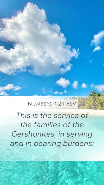 Numbers 4:24 ASV Bible Verse Image