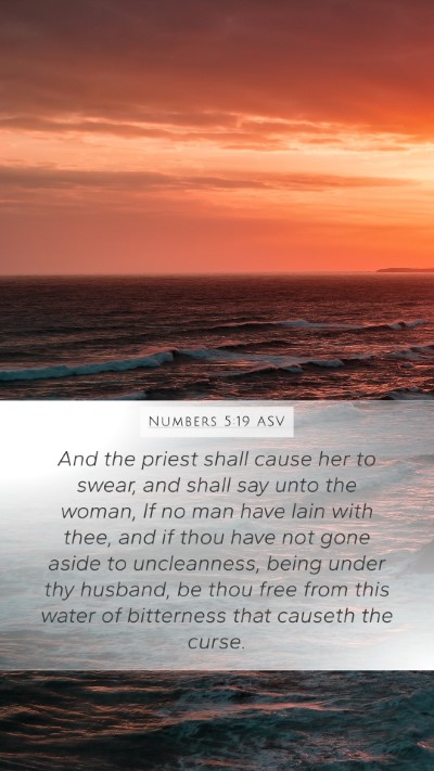 Numbers 5:19 ASV Bible Verse Image