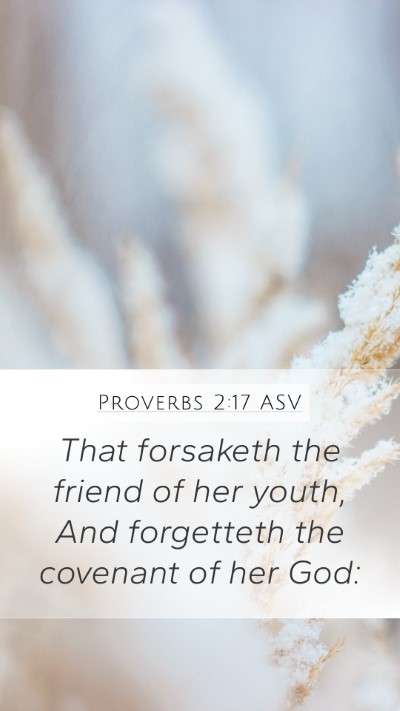 Proverbs 2:17 ASV Bible Verse Image