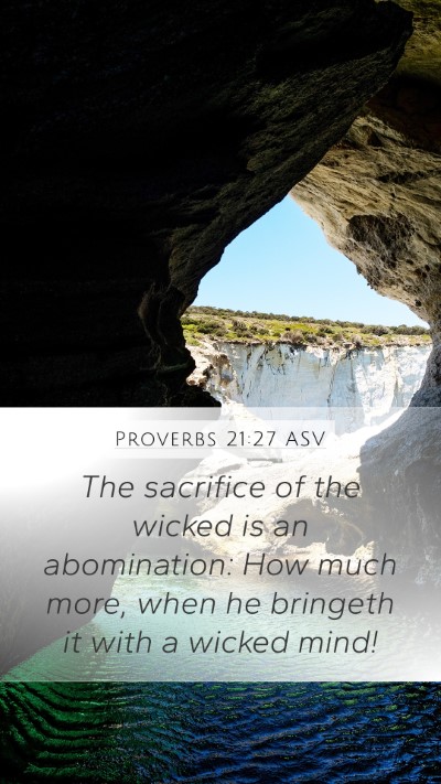 Proverbs 21:27 ASV Bible Verse Image