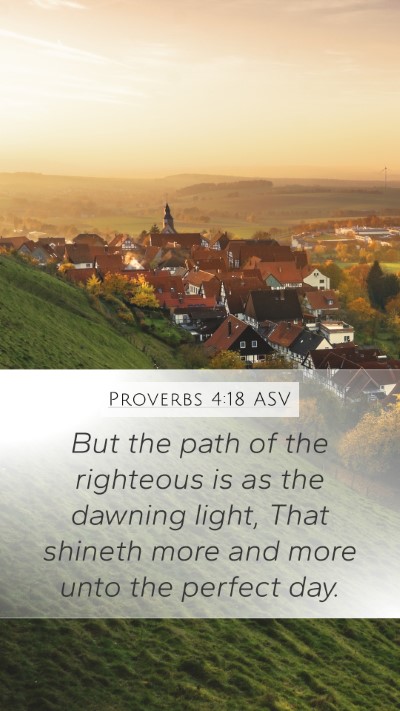 Proverbs 4:18 ASV Bible Verse Image