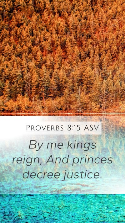 Proverbs 8:15 ASV Bible Verse Image