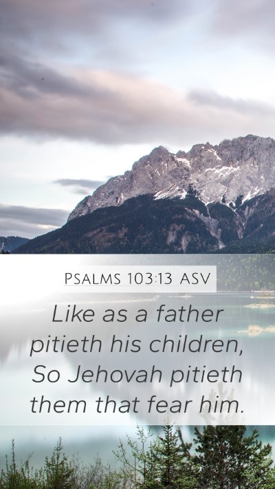 Psalms 103:13 ASV Bible Verse Image