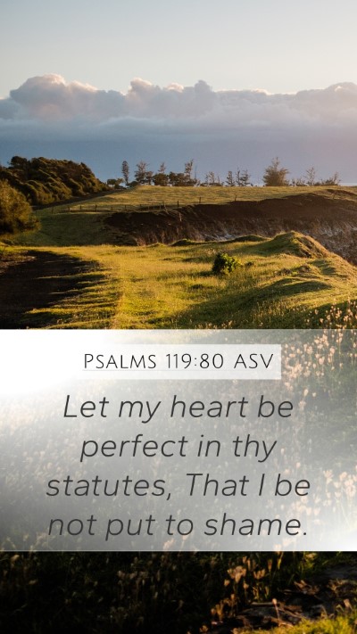 Psalms 119:80 ASV Bible Verse Image