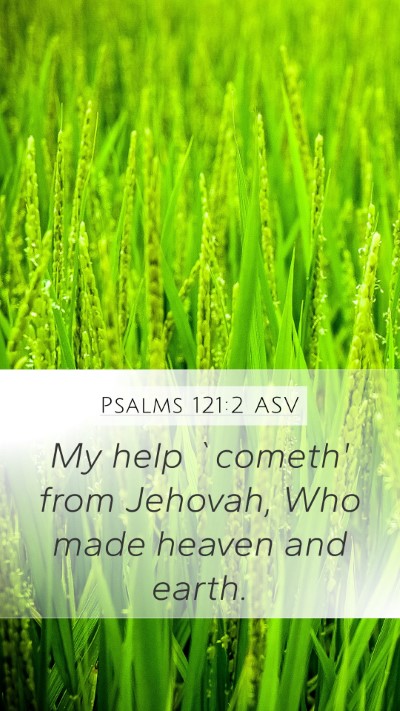 Psalms 121:2 ASV Bible Verse Image