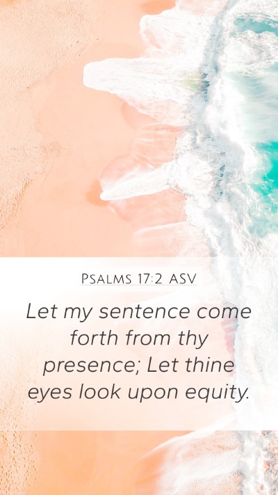 Psalms 17:2 ASV Bible Verse Image