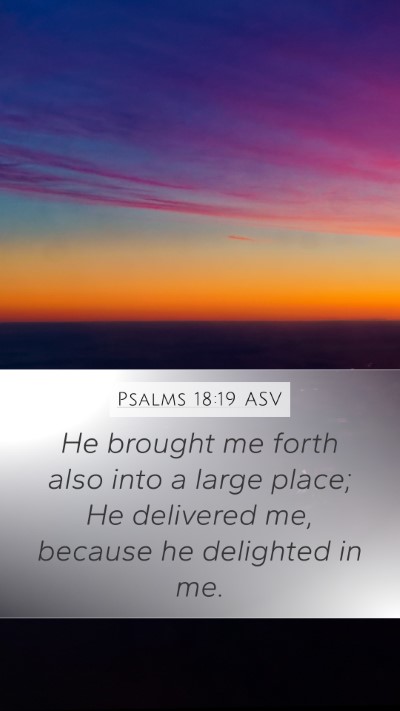 Psalms 18:19 ASV Bible Verse Image