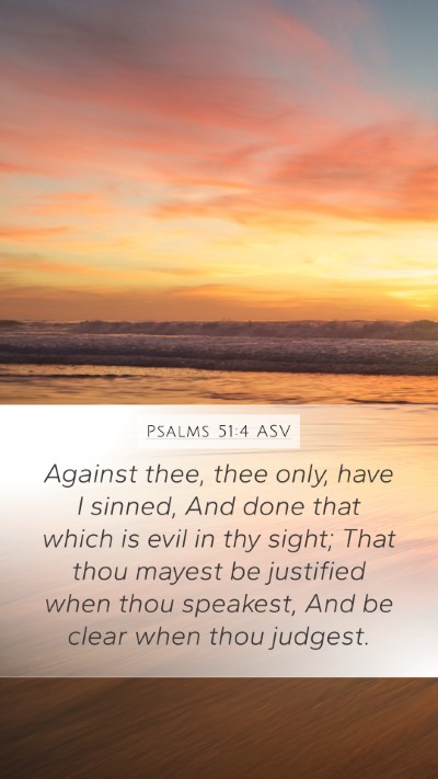 Psalms 51:4 ASV Bible Verse Image