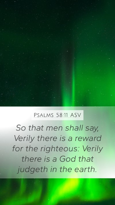 Psalms 58:11 ASV Bible Verse Image
