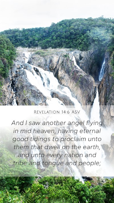 Revelation 14:6 ASV Bible Verse Image
