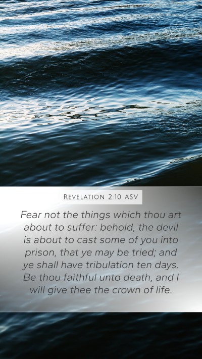 Revelation 2:10 ASV Bible Verse Image
