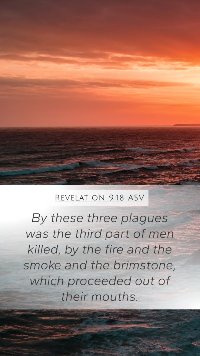 Revelation 9:18 ASV Bible Verse Image