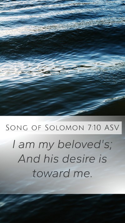 Song of Solomon 7:10 ASV Bible Verse Image