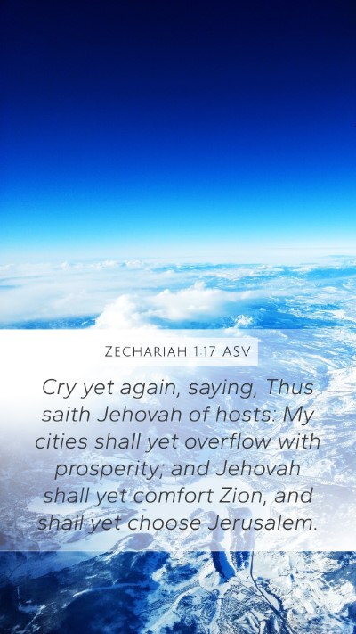 Zechariah 1:17 ASV Bible Verse Image