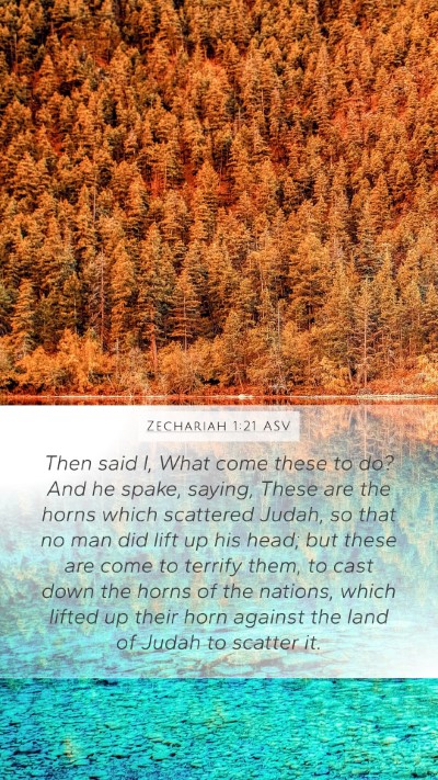 Zechariah 1:21 ASV Bible Verse Image