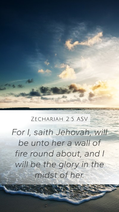 Zechariah 2:5 ASV Bible Verse Image