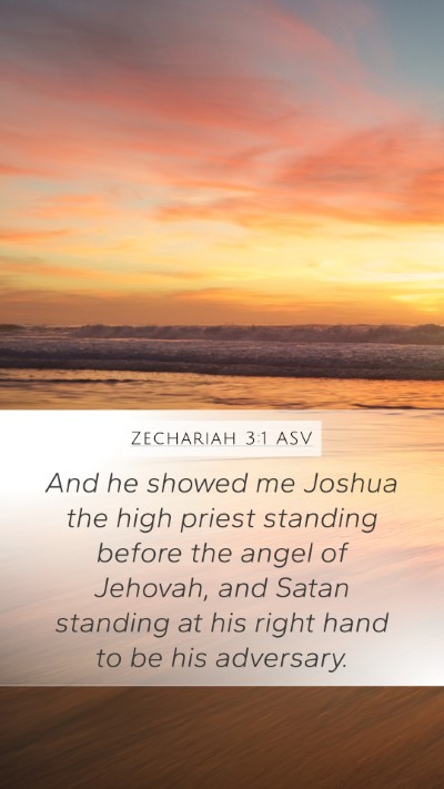 Zechariah 3:1 ASV Bible Verse Image