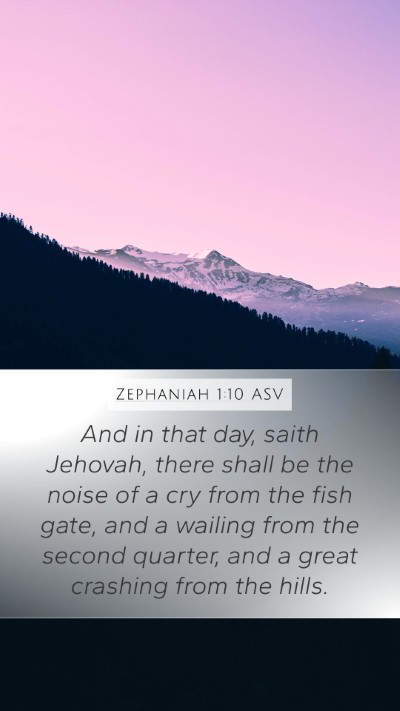 Zephaniah 1:10 ASV Bible Verse Image