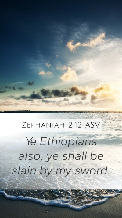 Zephaniah 2:12 ASV Bible Verse Image
