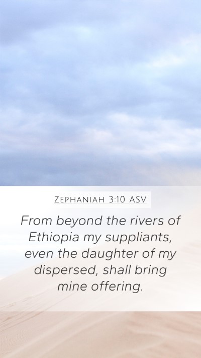 Zephaniah 3:10 ASV Bible Verse Image