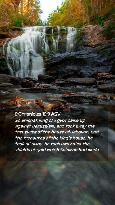 Picture 02 - 2 Chronicles 12:9 ASV Mobile Phone Wallpaper - So Shishak king of Egypt came up against - Mobile Bible Verse Wallpaper