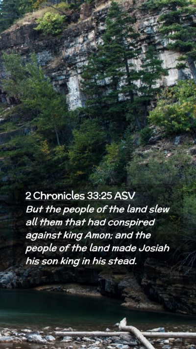 Picture 02 - 2 Chronicles 33:25 ASV Mobile Phone Wallpaper - But the people of the land slew all them that had - Mobile Bible Verse Wallpaper