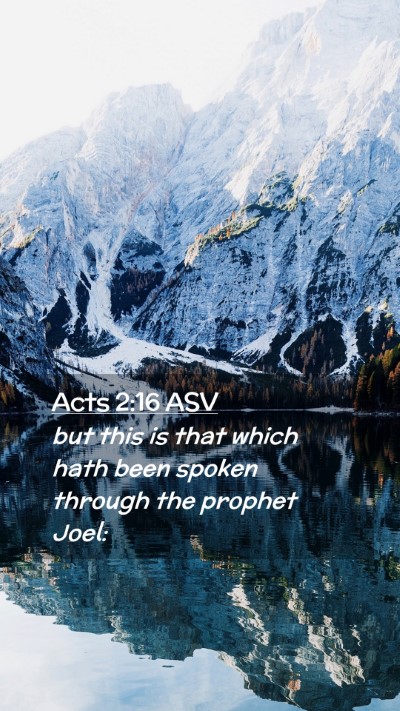 Picture 02 - Acts 2:16 ASV Mobile Phone Wallpaper - but this is that which hath been spoken through - Mobile Bible Verse Wallpaper