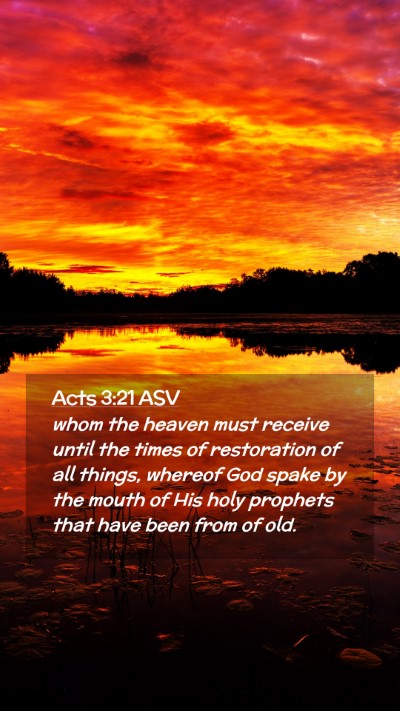 Picture 02 - Acts 3:21 ASV Mobile Phone Wallpaper - whom the heaven must receive until the times of - Mobile Bible Verse Wallpaper