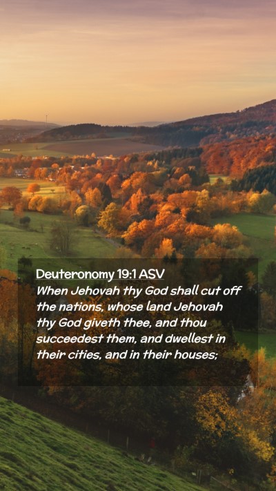 Picture 02 - Deuteronomy 19:1 ASV Mobile Phone Wallpaper - When Jehovah thy God shall cut off the nations, - Mobile Bible Verse Wallpaper