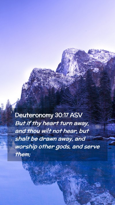 Picture 02 - Deuteronomy 30:17 ASV Mobile Phone Wallpaper - But if thy heart turn away, and thou wilt not - Mobile Bible Verse Wallpaper