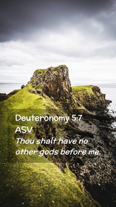 Picture 02 - Deuteronomy 5:7 ASV Mobile Phone Wallpaper - Thou shalt have no other gods before - Mobile Bible Verse Wallpaper