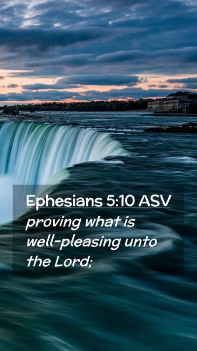 Picture 02 - Ephesians 5:10 ASV Mobile Phone Wallpaper - proving what is well-pleasing unto the - Mobile Bible Verse Wallpaper