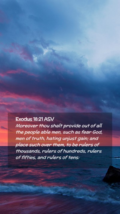 Picture 02 - Exodus 18:21 ASV Mobile Phone Wallpaper - Moreover thou shalt provide out of all the people - Mobile Bible Verse Wallpaper