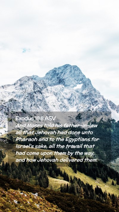 Picture 02 - Exodus 18:8 ASV Mobile Phone Wallpaper - And Moses told his father-in-law all that Jehovah - Mobile Bible Verse Wallpaper