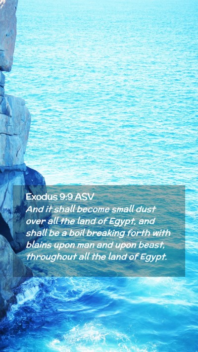 Picture 02 - Exodus 9:9 ASV Mobile Phone Wallpaper - And it shall become small dust over all the land - Mobile Bible Verse Wallpaper