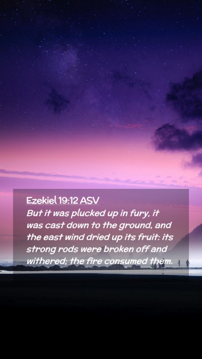 Picture 02 - Ezekiel 19:12 ASV Mobile Phone Wallpaper - But it was plucked up in fury, it was cast down - Mobile Bible Verse Wallpaper