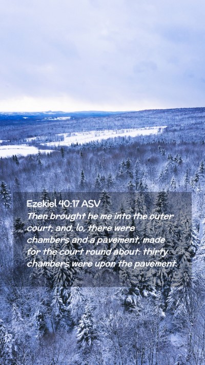Picture 02 - Ezekiel 40:17 ASV Mobile Phone Wallpaper - Then brought he me into the outer court; and, lo, - Mobile Bible Verse Wallpaper