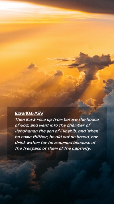 Picture 02 - Ezra 10:6 ASV Mobile Phone Wallpaper - Then Ezra rose up from before the house of God, - Mobile Bible Verse Wallpaper