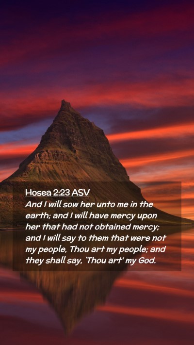 Picture 02 - Hosea 2:23 ASV Mobile Phone Wallpaper - And I will sow her unto me in the earth; and I - Mobile Bible Verse Wallpaper