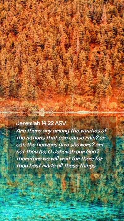 Picture 02 - Jeremiah 14:22 ASV Mobile Phone Wallpaper - Are there any among the vanities of the nations - Mobile Bible Verse Wallpaper