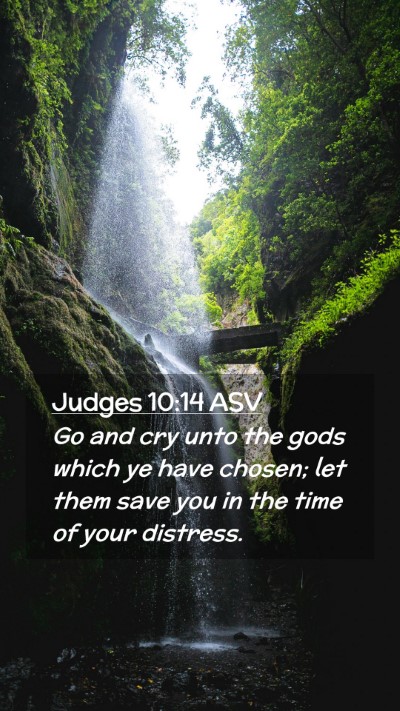 Picture 02 - Judges 10:14 ASV Mobile Phone Wallpaper - Go and cry unto the gods which ye have chosen; - Mobile Bible Verse Wallpaper
